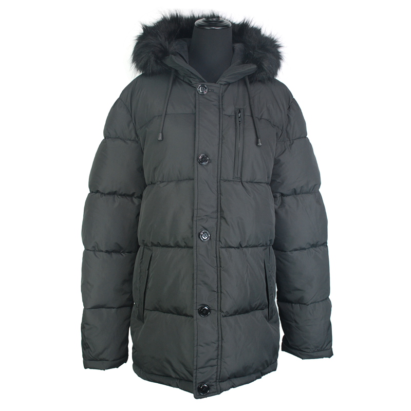 Heavy classical windproof best winter jackets womens puffer jacket with hood for cold weather